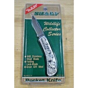 SHARP Wildlife Collector Series 1987 Lockback Pocketknife SS pheasant DUCK BAY